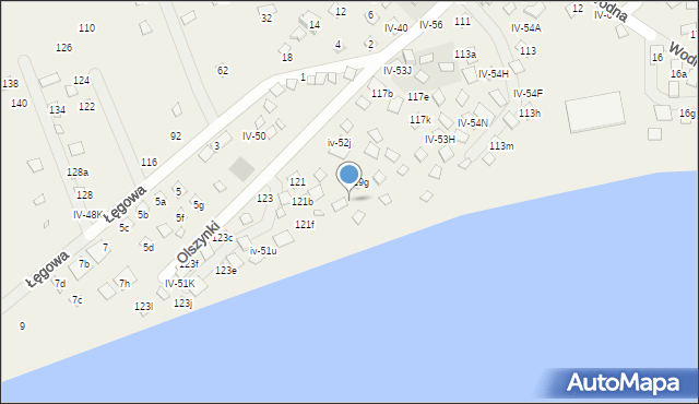 Okuninka, Wodna, 26f, mapa Okuninka