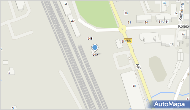 Olecko, Wojska Polskiego, 16G, mapa Olecko