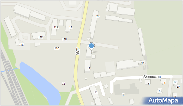 Olecko, Wojska Polskiego, 7, mapa Olecko