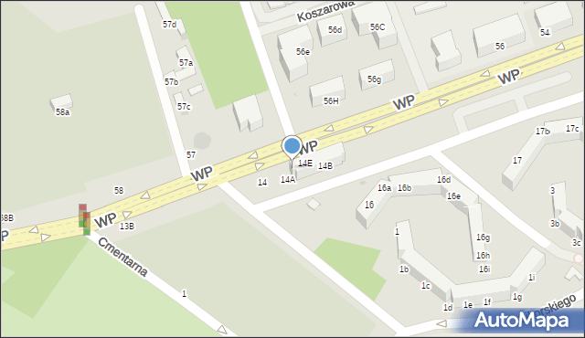 Oleśnica, Wojska Polskiego, 14F, mapa Oleśnica