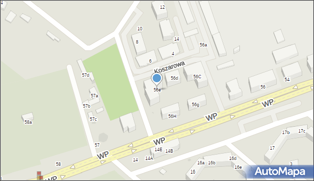 Oleśnica, Wojska Polskiego, 56e, mapa Oleśnica