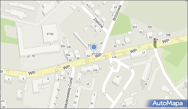 Oleśnica, Wojska Polskiego, 63a, mapa Oleśnica