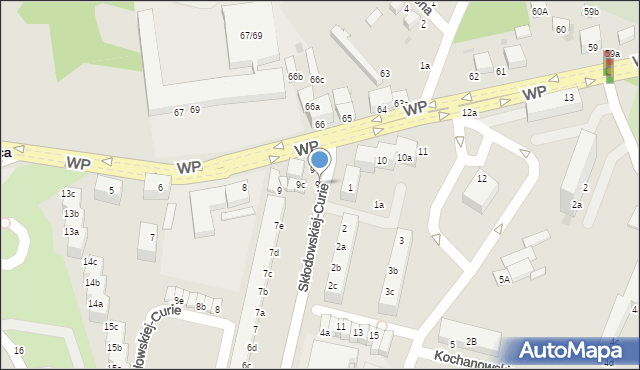 Oleśnica, Wojska Polskiego, 9b, mapa Oleśnica