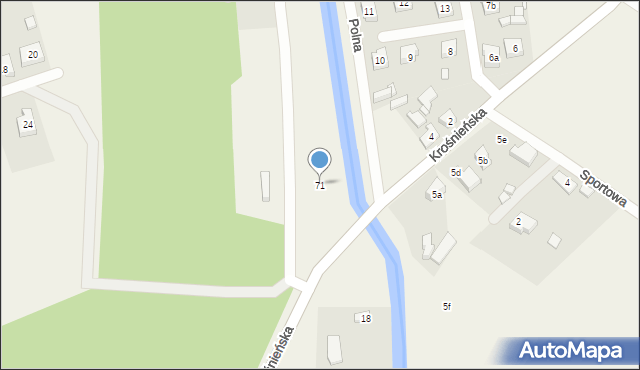 Ołobok, Wojciechowskiego, 71, mapa Ołobok