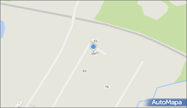 Olszyna, Wolności, 83h, mapa Olszyna