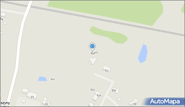 Olszyna, Wolności, 91d, mapa Olszyna