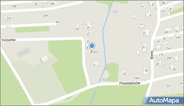 Orzesze, Wolności, 24A, mapa Orzesze