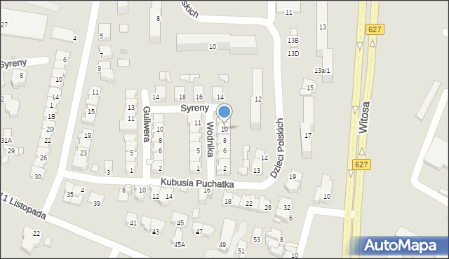 Ostrołęka, Wodnika, 10, mapa Ostrołęka