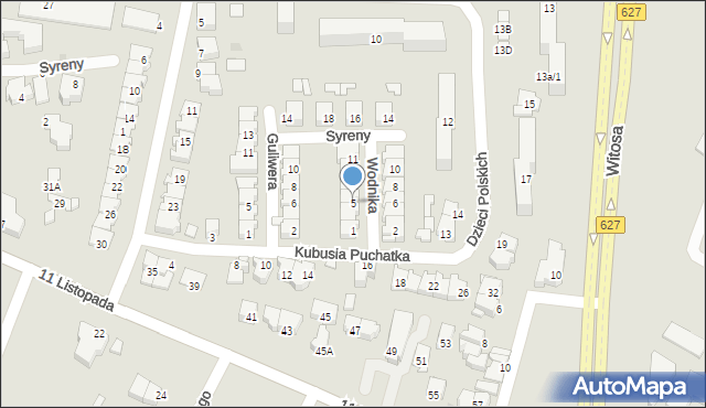 Ostrołęka, Wodnika, 5, mapa Ostrołęka