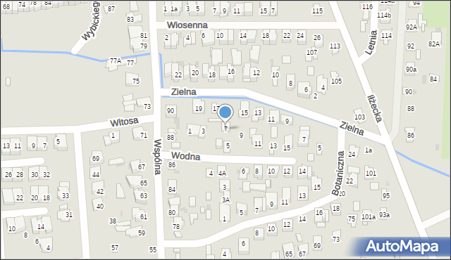 Ostrowiec Świętokrzyski, Wodna, 7, mapa Ostrowiec Świętokrzyski