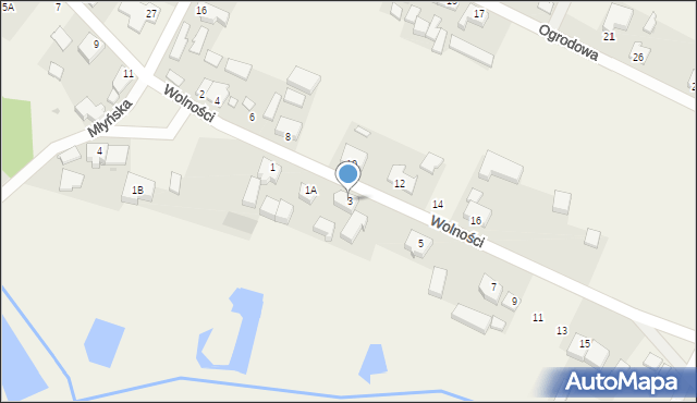 Ownice, Wolności, 3, mapa Ownice