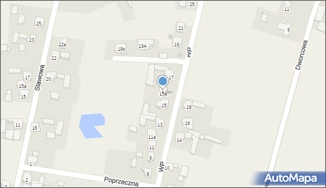 Ożarowice, Wojska Polskiego, 15a, mapa Ożarowice