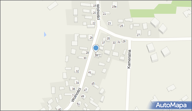 Pacierzów, Wolności, 39, mapa Pacierzów