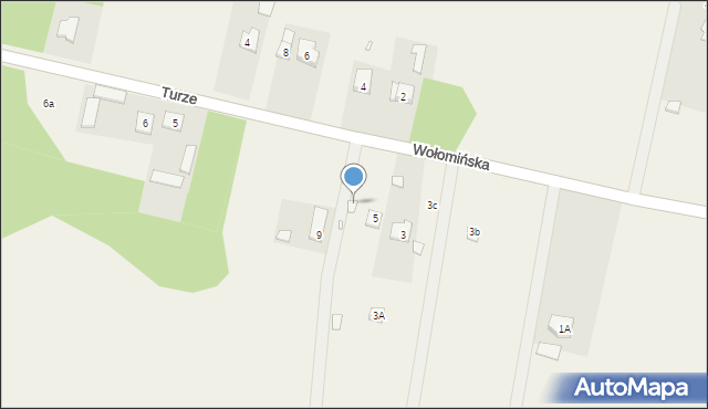 Papiernia, Wołomińska, 7, mapa Papiernia