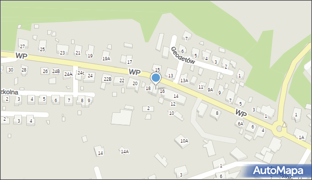 Pasłęk, Wojska Polskiego, 20B, mapa Pasłęk