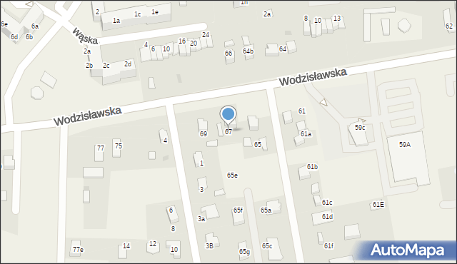 Pawłowice, Wodzisławska, 67, mapa Pawłowice