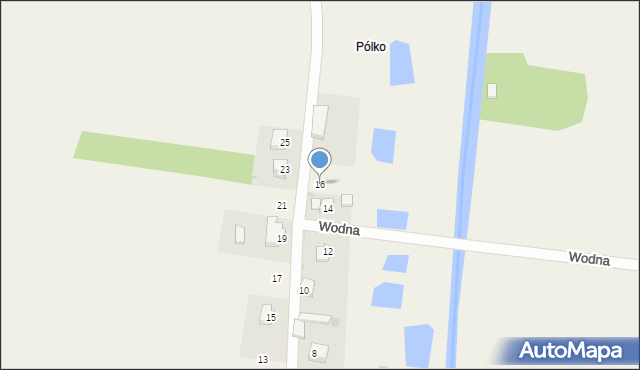 Pęczniew, Wodna, 16, mapa Pęczniew