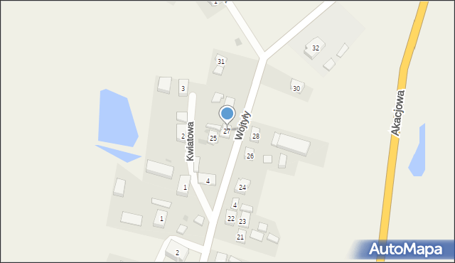 Piaseczno, Wojtyły Karola, ks. kard., 27, mapa Piaseczno