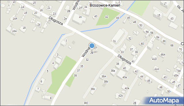 Piekary Śląskie, Wodna, 29, mapa Piekary Śląskie