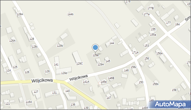 Piekielnik, Wójcikowa, 129a, mapa Piekielnik