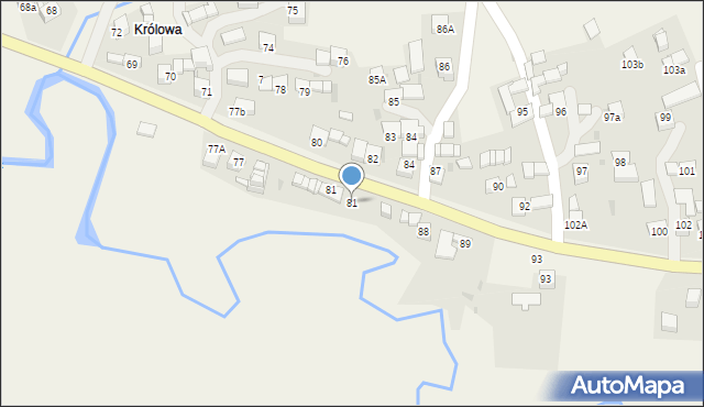 Piekielnik, Wójcikowa, 81, mapa Piekielnik