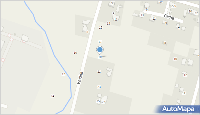 Pierściec, Wodna, 19, mapa Pierściec