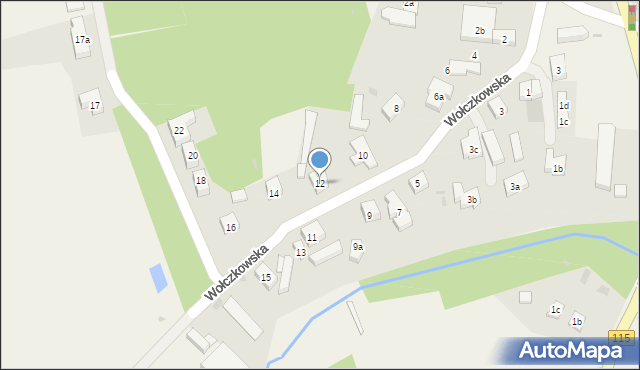 Pilchowo, Wołczkowska, 12, mapa Pilchowo