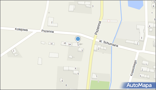 Pilszcz, Wojska Polskiego, 1, mapa Pilszcz