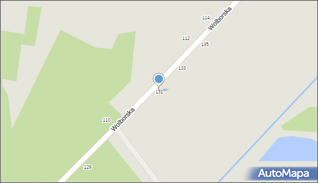 Piotrków Trybunalski, Wolborska, 131, mapa Piotrków Trybunalski