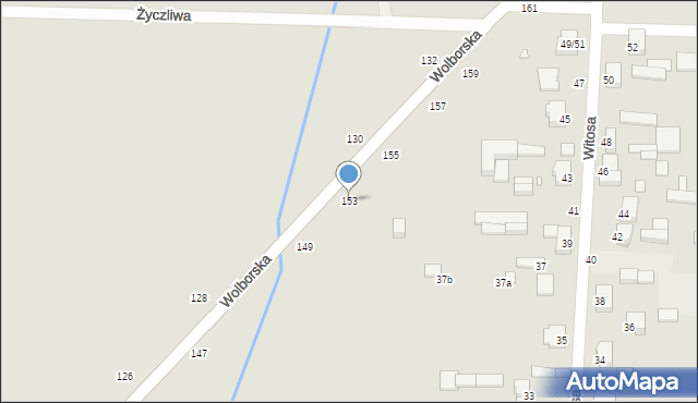 Piotrków Trybunalski, Wolborska, 153, mapa Piotrków Trybunalski