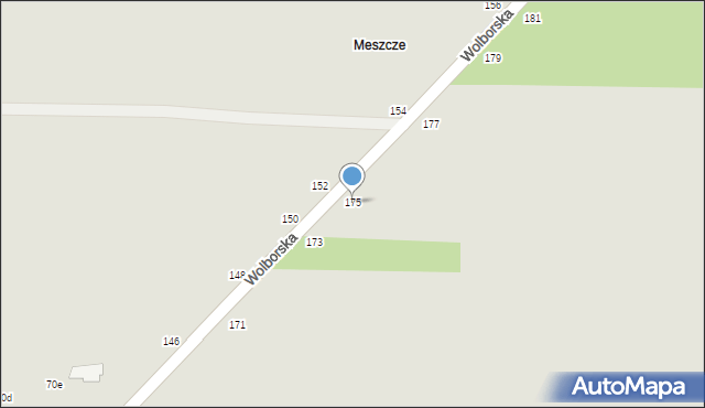 Piotrków Trybunalski, Wolborska, 175, mapa Piotrków Trybunalski