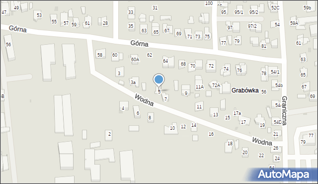 Płock, Wodna, 5, mapa Płock