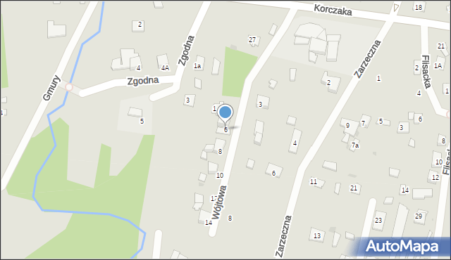 Płock, Wójtowa, 6, mapa Płock
