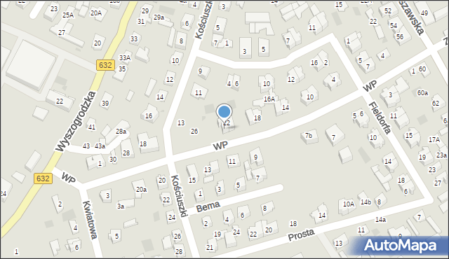 Płońsk, Wojska Polskiego, 24, mapa Płońsk