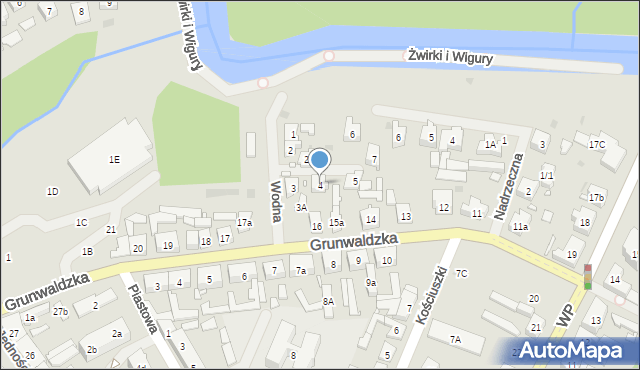 Płoty, Wodna, 4, mapa Płoty