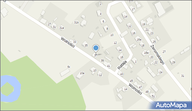 Pokój, Wolności, 37, mapa Pokój