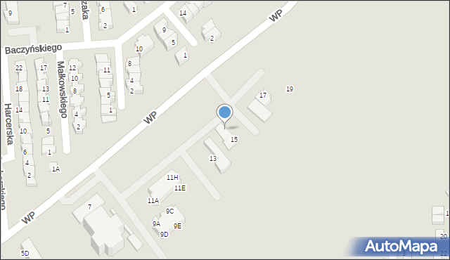 Polkowice, Wojska Polskiego, 15A, mapa Polkowice