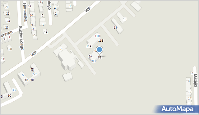 Polkowice, Wojska Polskiego, 9E, mapa Polkowice