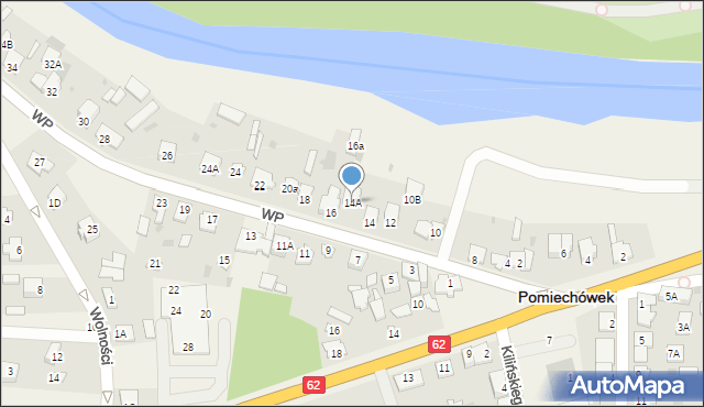 Pomiechówek, Wojska Polskiego, 14A, mapa Pomiechówek