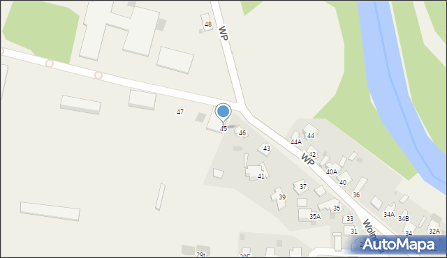 Pomiechówek, Wojska Polskiego, 45, mapa Pomiechówek