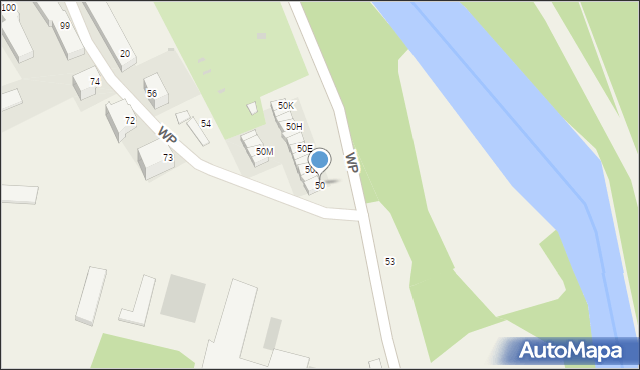 Pomiechówek, Wojska Polskiego, 50, mapa Pomiechówek