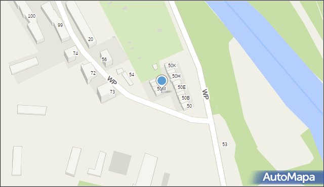 Pomiechówek, Wojska Polskiego, 50Ł, mapa Pomiechówek