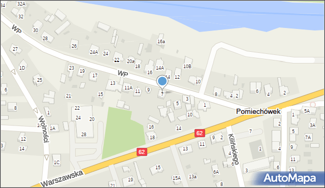 Pomiechówek, Wojska Polskiego, 7, mapa Pomiechówek
