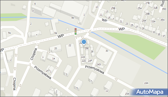 Poręba, Wojska Polskiego, 28, mapa Poręba