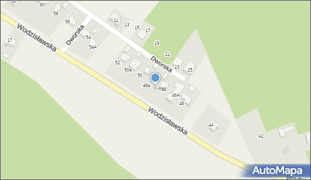 Poręba, Wodzisławska, 48b, mapa Poręba