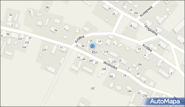 Pozezdrze, Wolności, 11, mapa Pozezdrze