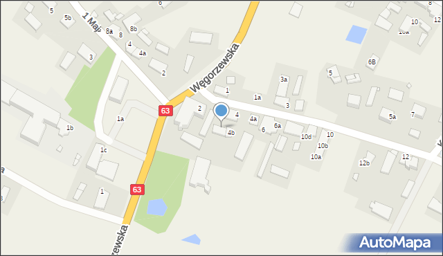 Pozezdrze, Wolności, 4c, mapa Pozezdrze
