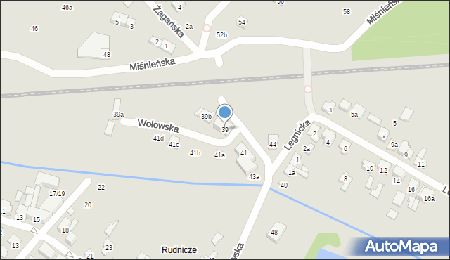 Poznań, Wołowska, 39, mapa Poznania