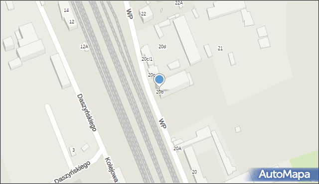 Prabuty, Wojska Polskiego, 20b, mapa Prabuty