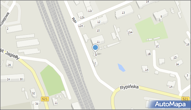 Prabuty, Wojska Polskiego, 4, mapa Prabuty